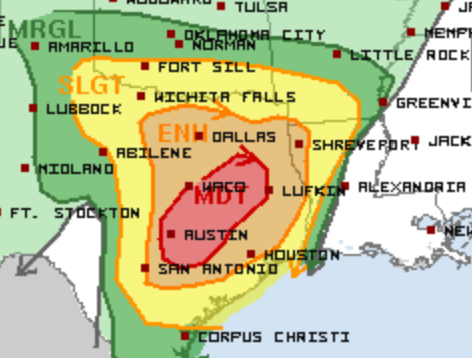 3-21-22 Updated Severe Weather Outlook