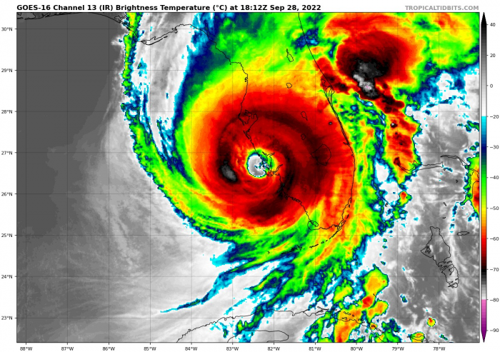 Hurricane Ian Landfall