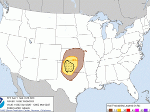 SPC Day 1 Hail Outlook